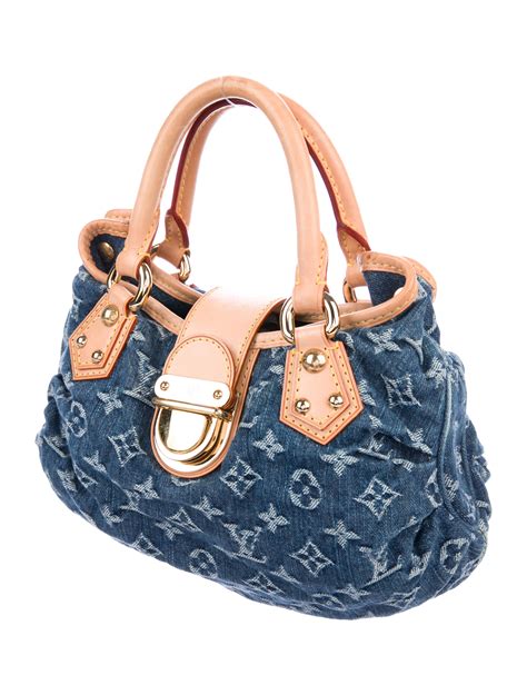 lv denim sling bag|louis vuitton pleaty denim bag.